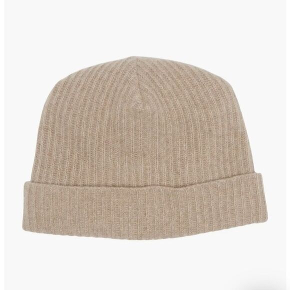 Portolano cashmere beanie hat NEW $120
